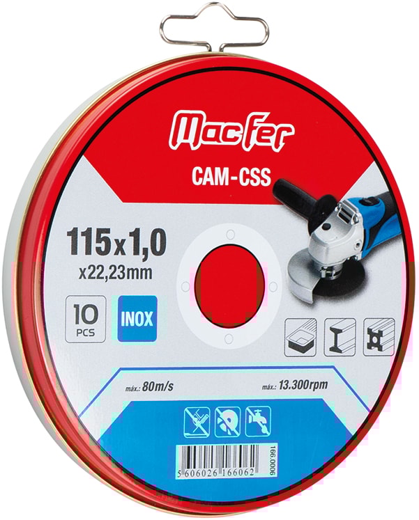 Pack disco abrasivo corte inox