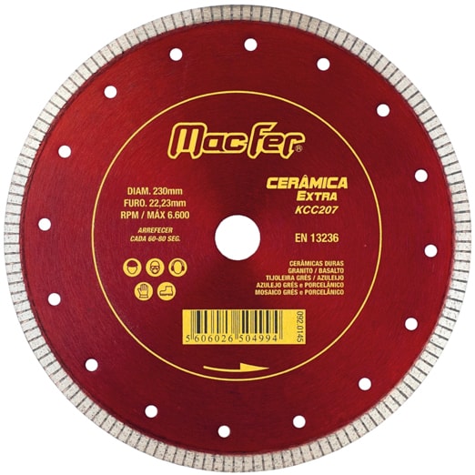 Disco diamantado Cerâmica Extra KCC207 115mm