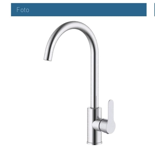 Torneira de Cozinha Inox Escovado
