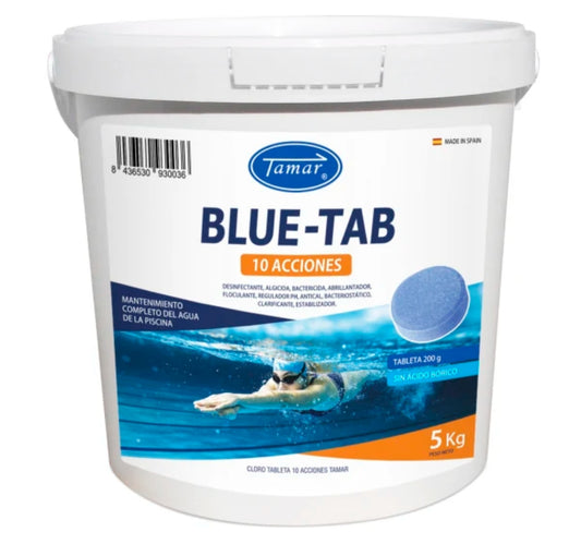 Cloro Pastilha Blue Tab 10 ações 200 gr 5 Kg