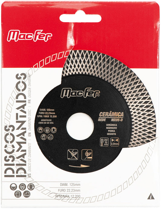 Disco diamantado Cerâmica Rede MX05-D