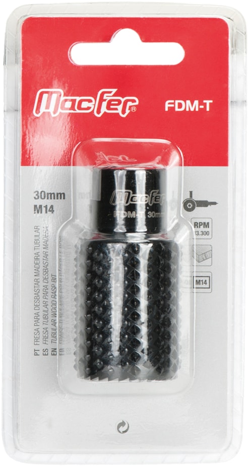 Fresa para desbastar madeira tubular FDM-T FDM-T 30mm M14