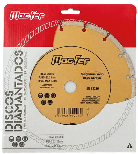 Disco diamantado Segmentado 230mm