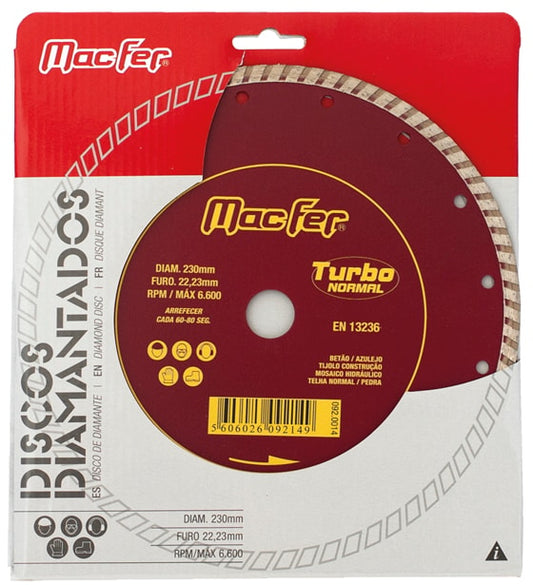 Disco diamantado Turbo 230mm