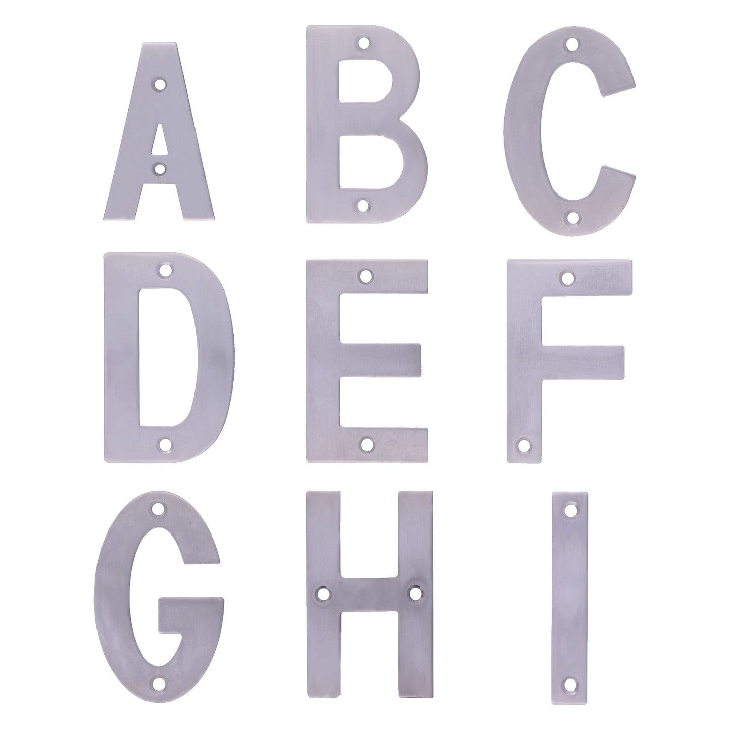 Letras aço inoxidável