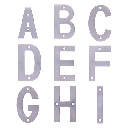 Letras aço inoxidável
