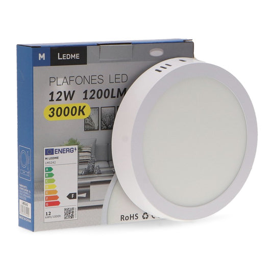 Painel de Superficie Serie Slim Circular  12W 20W e 25W 6000K