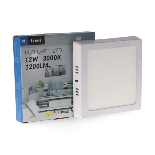 Painel de Superficie Serie Slim Quadrado 12W 20W e 25W 6000K