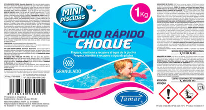 Cloro Choque Granulado 1Kg 2,5Kg 5Kg